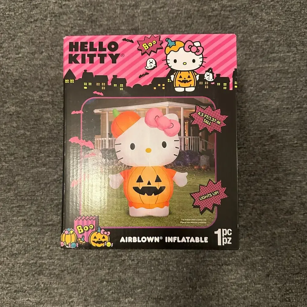 Hello Kitty Halloween Air blown Inflatable Pumpkin